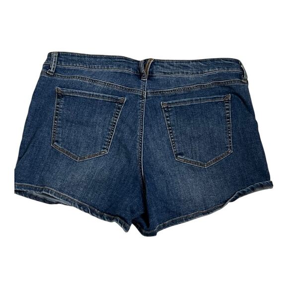 Jean Shorts Denim Festival Summer Beach Casual Cut Off Button Fly 32 Skimmer - Picture 5 of 5